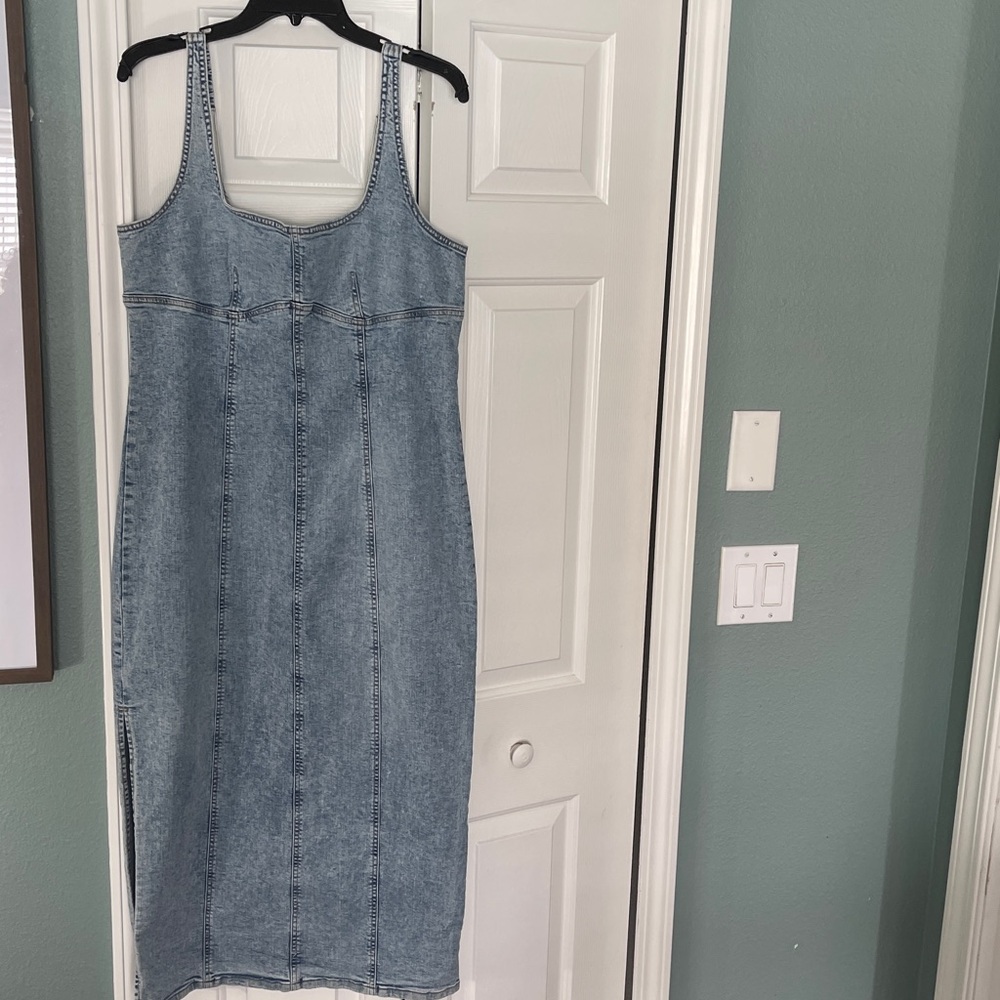 Midi Denim Dress